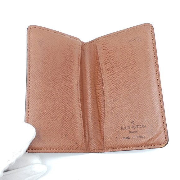 Authentic Louis Vuitton Monogram Canvas Pocket Organizer card wallet LC65-121025 - Picture 7 of 11